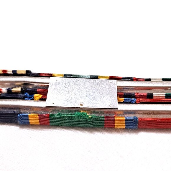 Vintage U.S. Military Ribbon Collection On Bars. For Display Or Reenactment - Picture 8 of 9